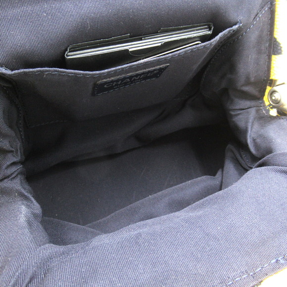 Chanel Yellow Blue Handbag - Picture 5 of 10